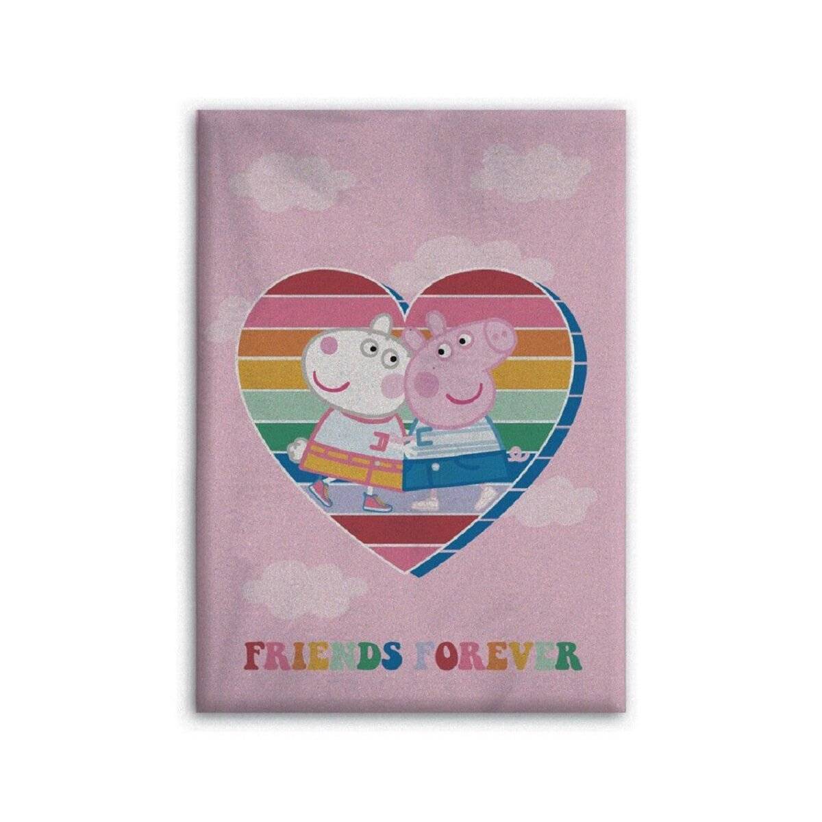 Peppa Pig Fleecedecke – Flauschiger Komfort für Kinder, 140 x 100 cm