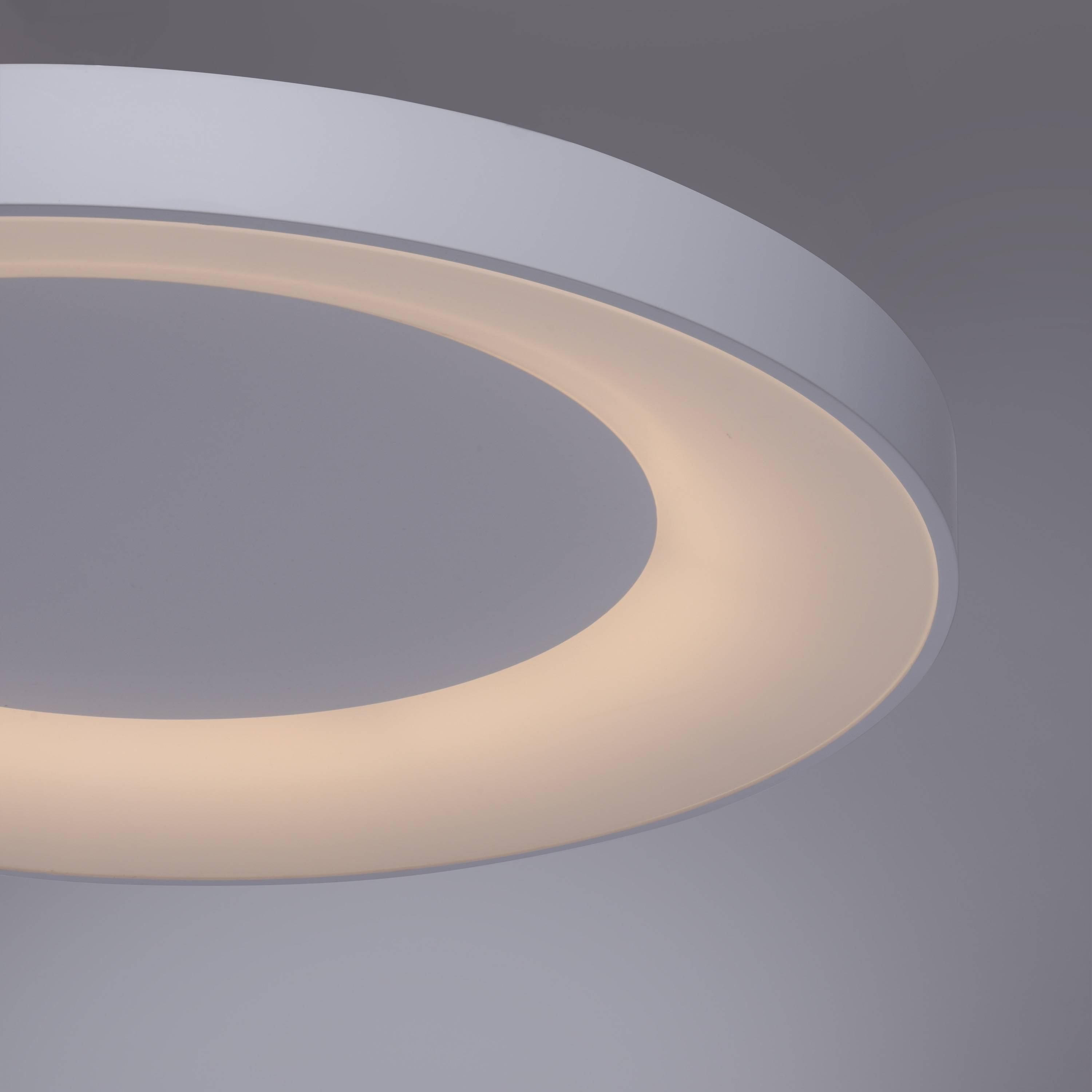 JUST LIGHT LED-Deckenleuchte 14327-16 weiß, 54 W, 6600 lm, CCT