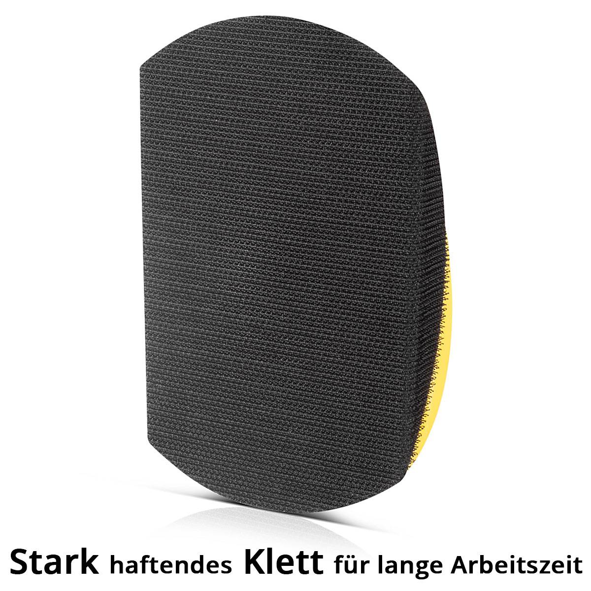 STAHLWERK Handschleifblock 2er Set aus PU-Schaumstoff mit Klett-Schleifmittel