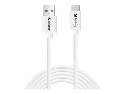 SANDBERG USB-C > USB-A 2.0 2M SAVER Peripheriegeräte & Zubehör Kabel & Adapter - USB & Thunderbolt