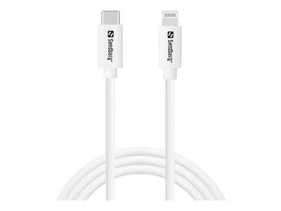 SANDBERG USB-C PD to Lightning MFI 1M Peripheriegeräte & Zubehör Kabel & Adapter - USB &