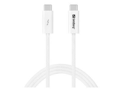 SANDBERG USB-C>C USB4 240W+40Gbps 1M Peripheriegeräte & Zubehör Kabel & Adapter - USB &