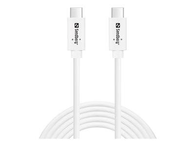 SANDBERG USB-C>C USB 3.1 G2 100W 2M Peripheriegeräte & Zubehör Kabel & Adapter - USB & Thunderbolt