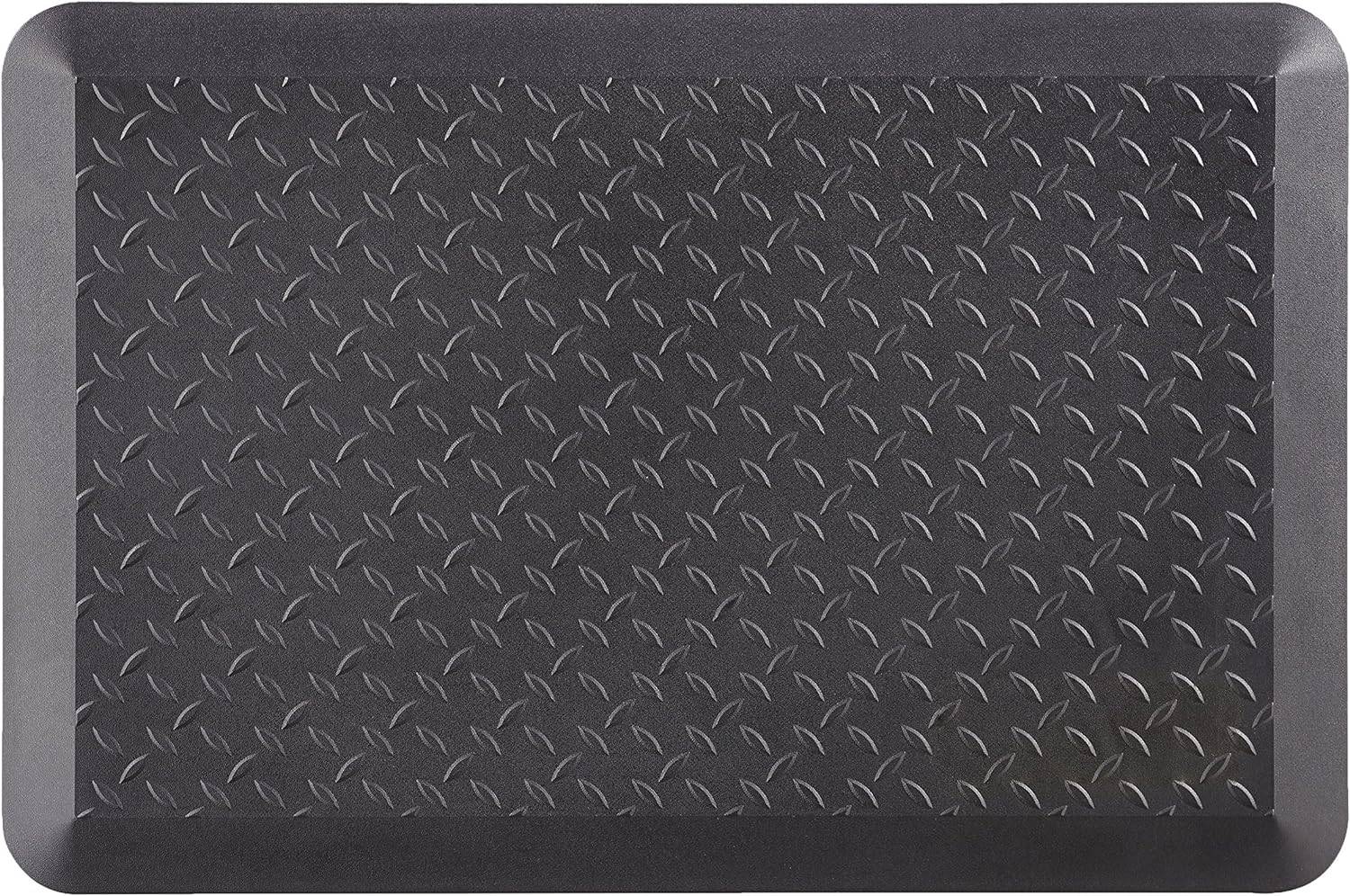 Arbeitsplatzmatte 75 x 50 cm ergonomische Anti-Ermüdungsmatte mit Diamantprofil