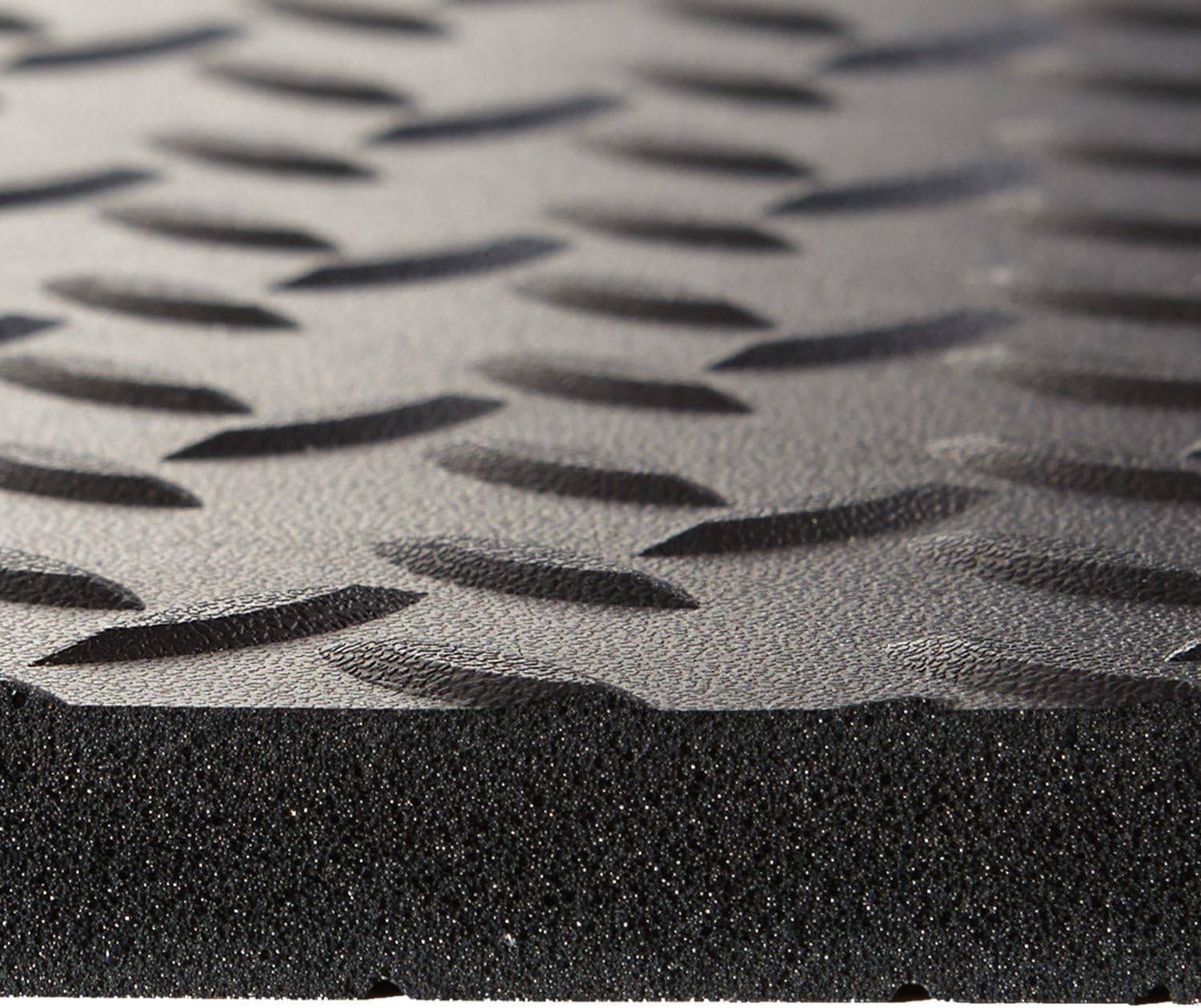 Arbeitsplatzmatte 75 x 50 cm ergonomische Anti-Ermüdungsmatte mit Diamantprofil