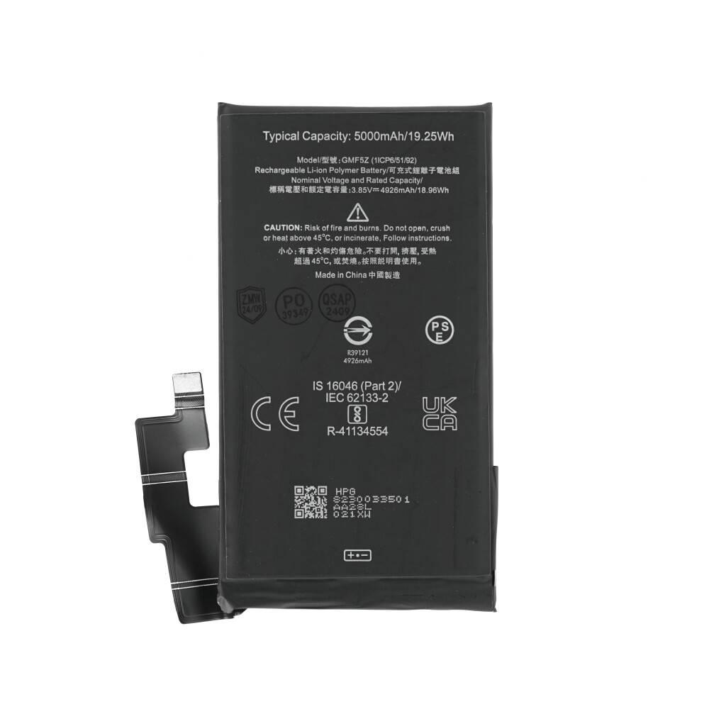 GMF5Z Akku für Google Pixel 7 Pro 5000mAh Batterie Ersatzakku