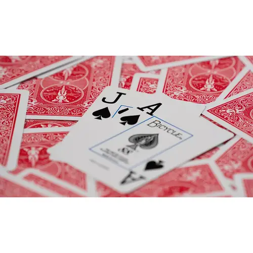 Bicycle® Kartendeck - Rider Jumbo Index (rot) Kartenspiel Spielkarten Kartentricks Pokerkarten Bicycle® Kartendeck - Rider Jumbo Index (rot) Kartenspiel Spielkarten Kartentricks Pokerkarten