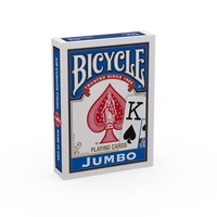 Bicycle® Kartendeck - Rider Back Jumbo Index (blau) Kartenspiel Spielkarten Kartentricks Pokerkarten Bicycle® Kartendeck - Rider Back Jumbo Index (blau) Kartenspiel Spielkarten Kartentricks Pokerkarten