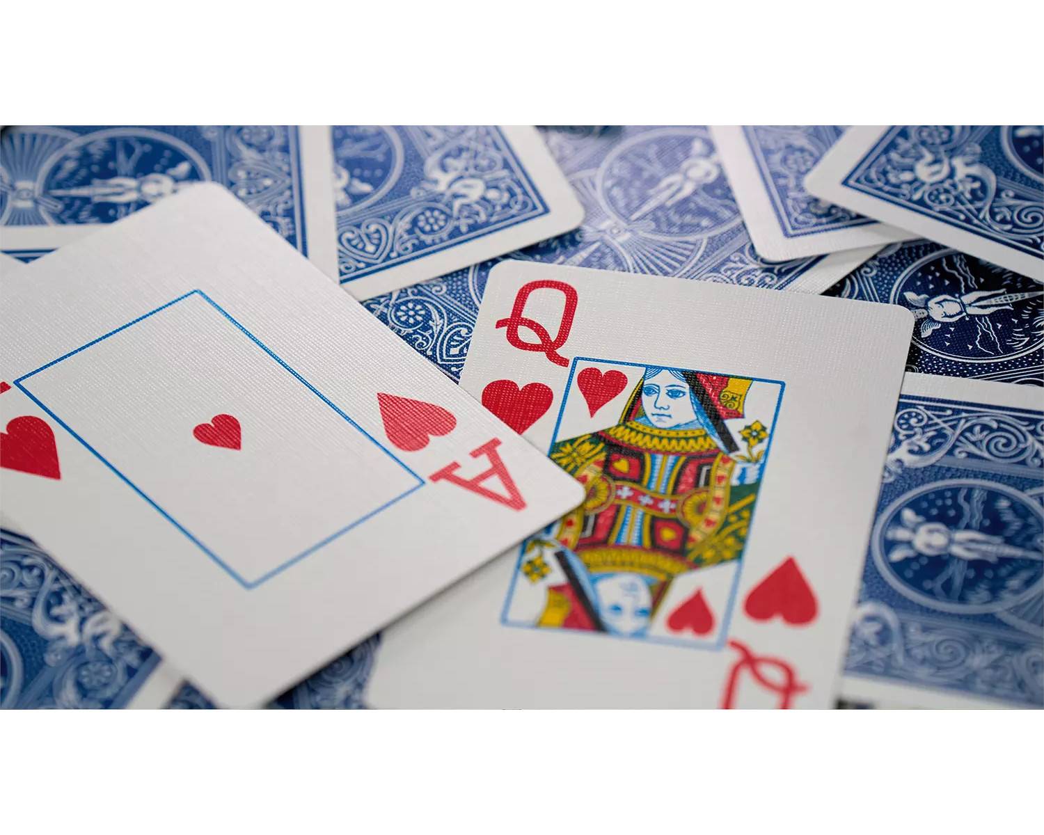 Bicycle® Kartendeck - Rider Back Jumbo Index (blau) Kartenspiel Spielkarten Kartentricks Pokerkarten