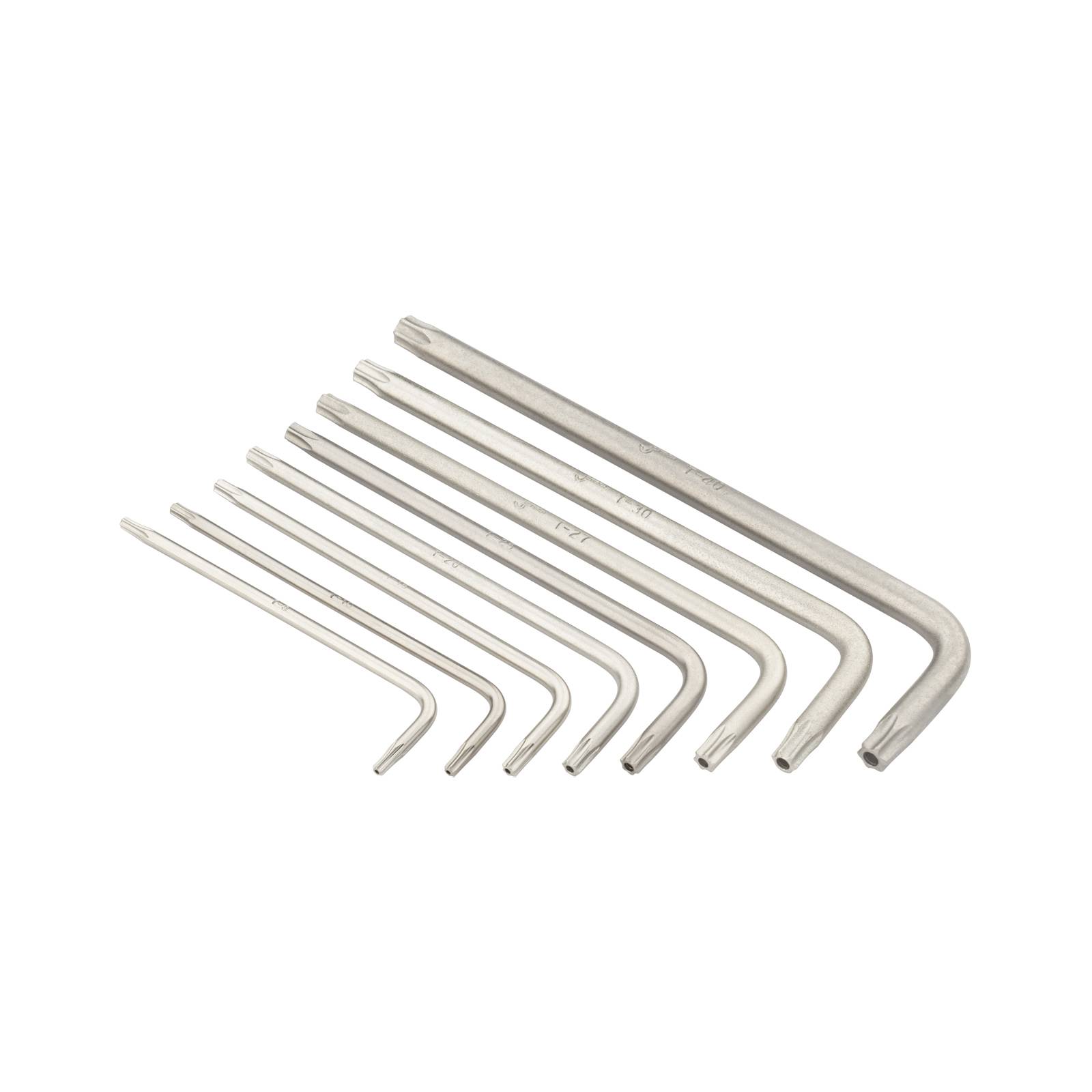 Jetech 8-tlg. Tamper Resistant Stern Torx-Winkelschlüsselsatz mit Bohrung,TT9/TT10/TT15/TT20/TT25/TT27/TT30/TT40,Security Stern Torx Stiftschlüssel