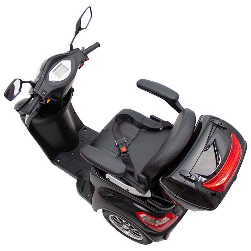 ECO ENGEL 500 Schwarz Senioren Roller 25 km/h Seniorenmobil