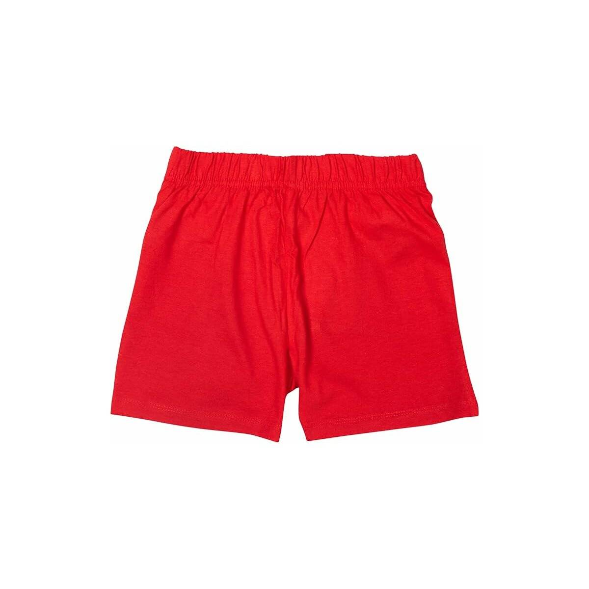 United Labels Miraculous Schlafanzug für Mädchen - Ladybug Kinder Pyjama Set Kurzarm Oberteil mit Hose Grau/Rot 110/116