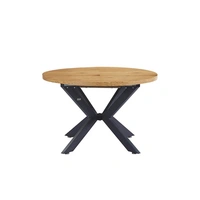 ESSGRUPPE RUND AVENTURA - Ausführung: IKALO Webstoff Grau / Braun, Menge: 6 Stühle ESSGRUPPE RUND AVENTURA - Ausführung: IKALO Webstoff Grau / Braun, Menge: 6 Stühle