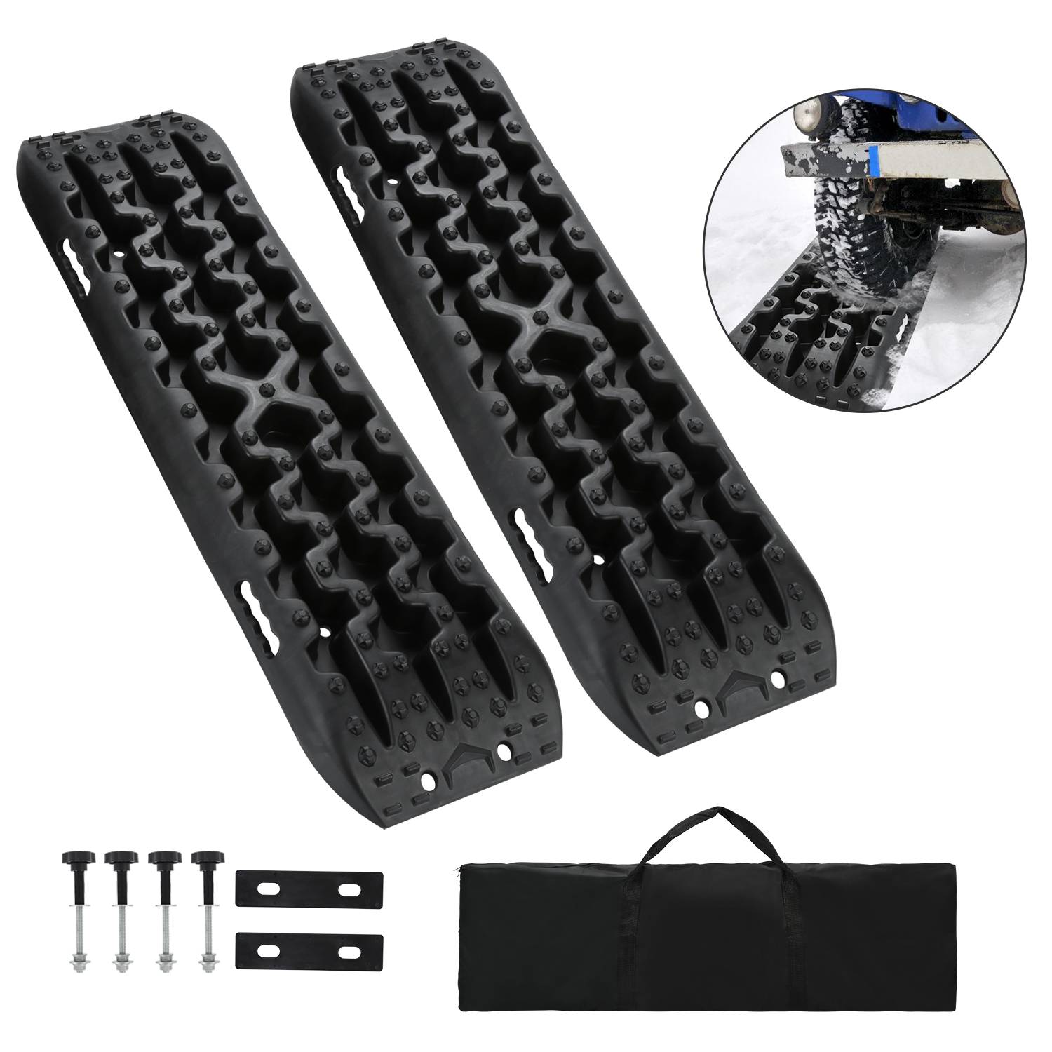 2x Anfahrhilfe Auto Reifen schneeketten 10t Last Traktionshilfe