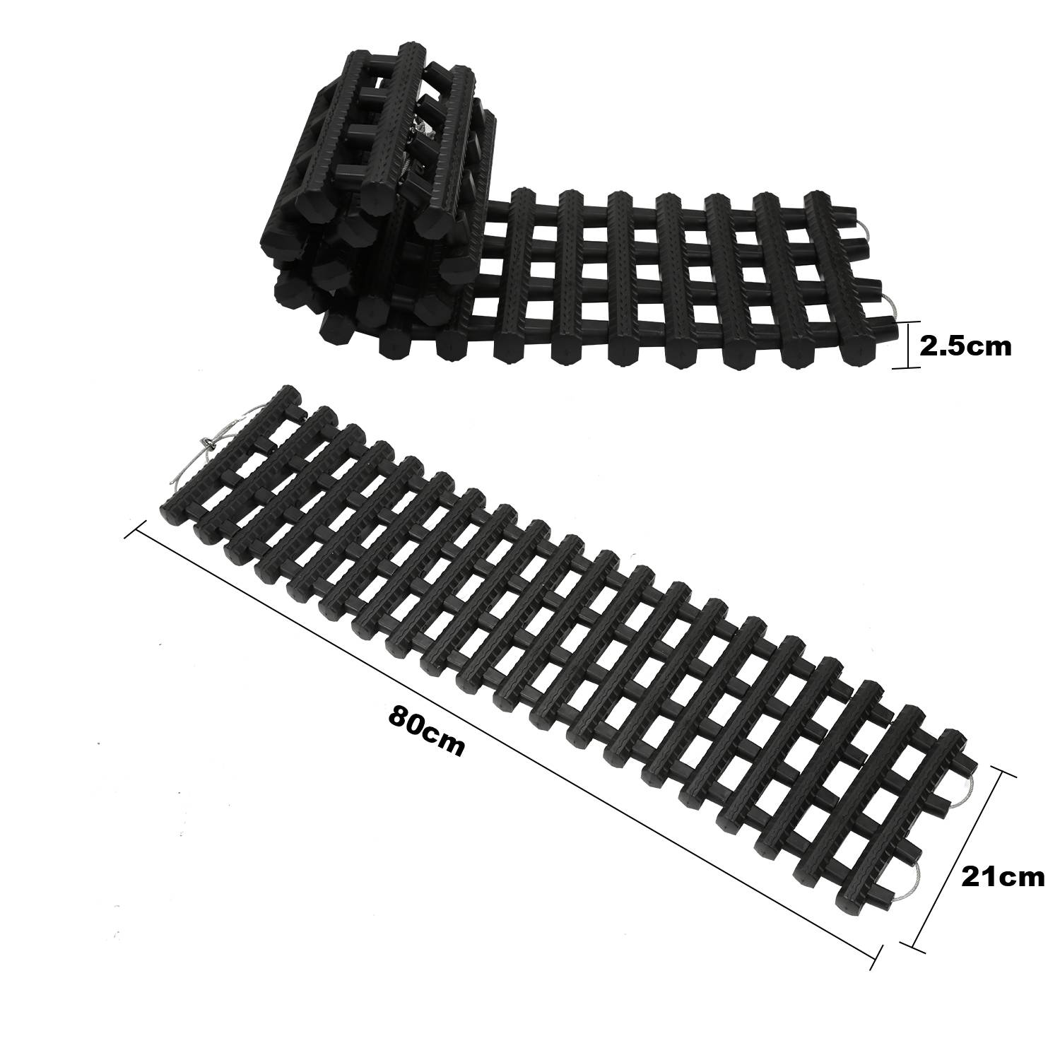 2 Stück Anfahrhilfe max.3.5t Sandbleche 80cm PKW LKW Traktionsplat