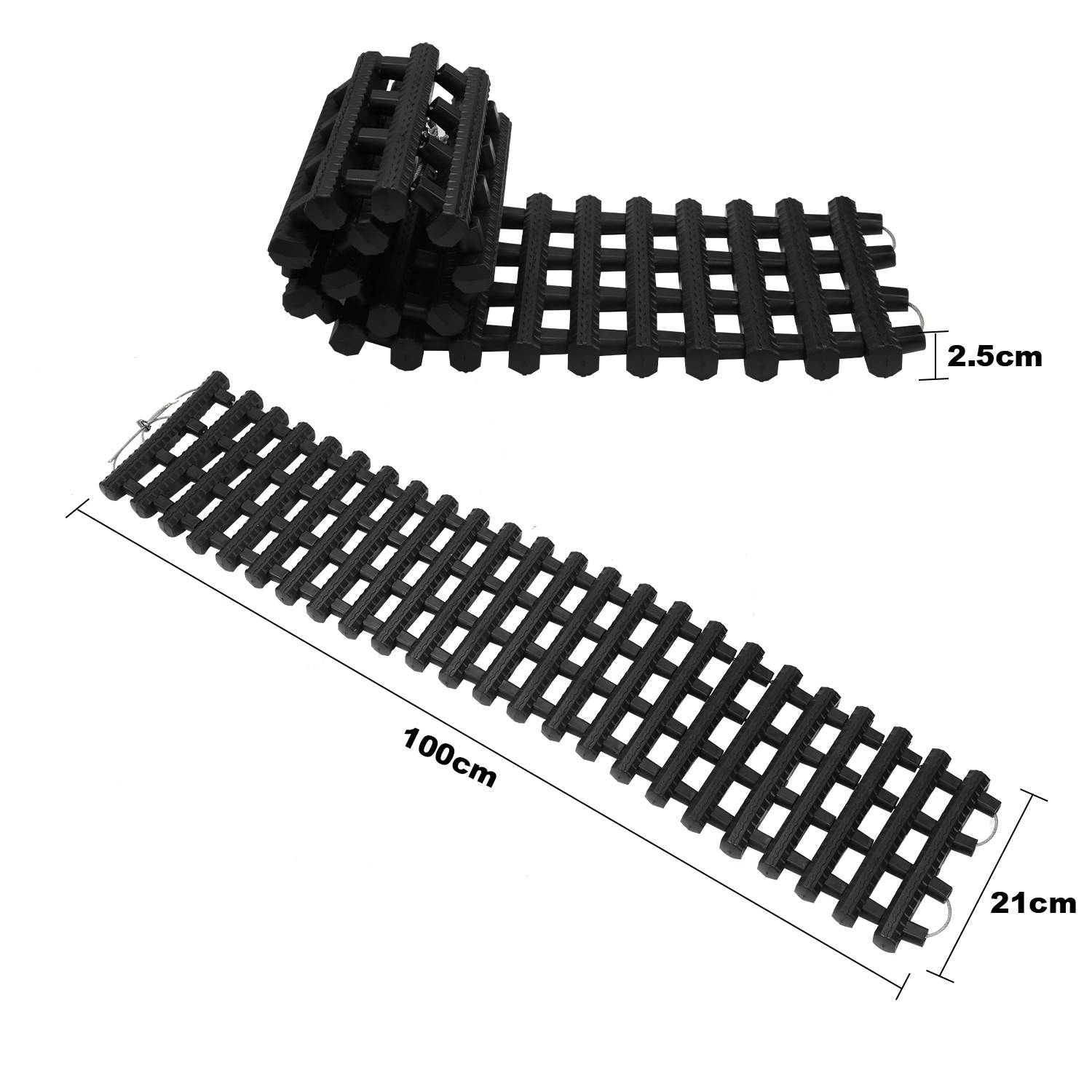 2 Stück Anfahrhilfe max.3.5t Sandbleche 100cm PKW LKW Traktionsplat