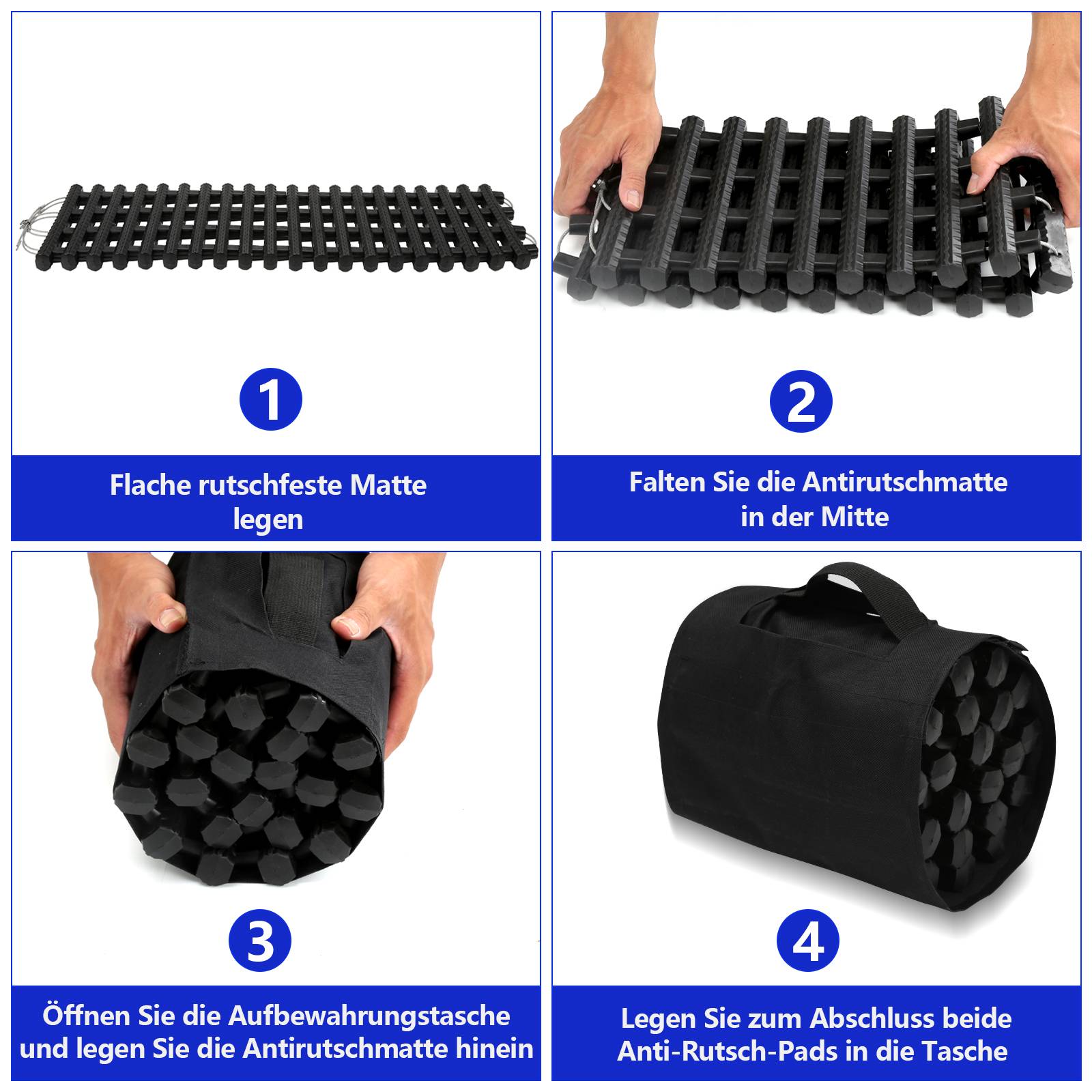 2 Stück Anfahrhilfe max.3.5t Sandbleche 100cm PKW LKW Traktionsplat