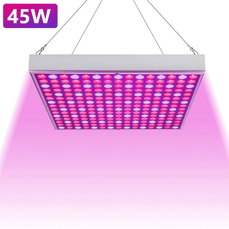 45W LED Pflanzenlampe, 225PCS LEDs Grow Lampe, 4050LM Vollspektrum LED Grow Lampe, Grow Light Wachstumslampen fur Zimmerpflanzen, Gemüse, Blume,
