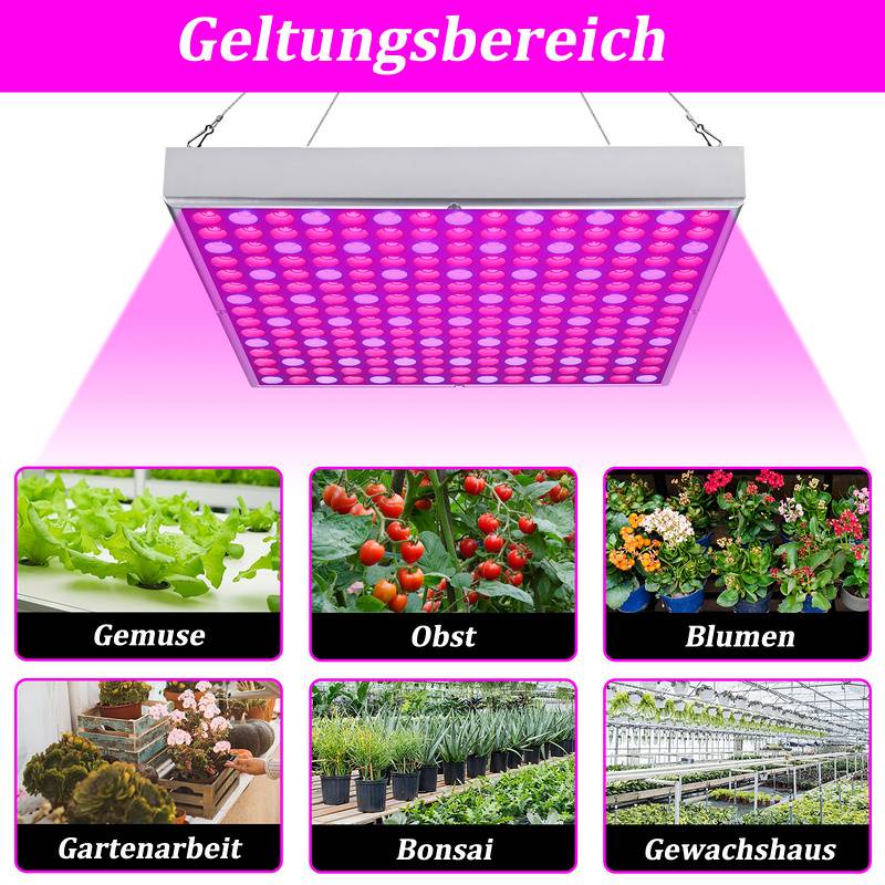 LED Pflanzenlicht 45W Wachstumslampe Pflanzenlampe Grow Lampe Zimmerpflanzen