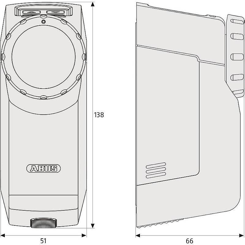 ABUS HomeTec Pro CFA3010W Z-Wave Türschlossantrieb, Türschlossantrieb - Modell: HomeTec Pro, ABUS Z-WAVE | Funktionen:
