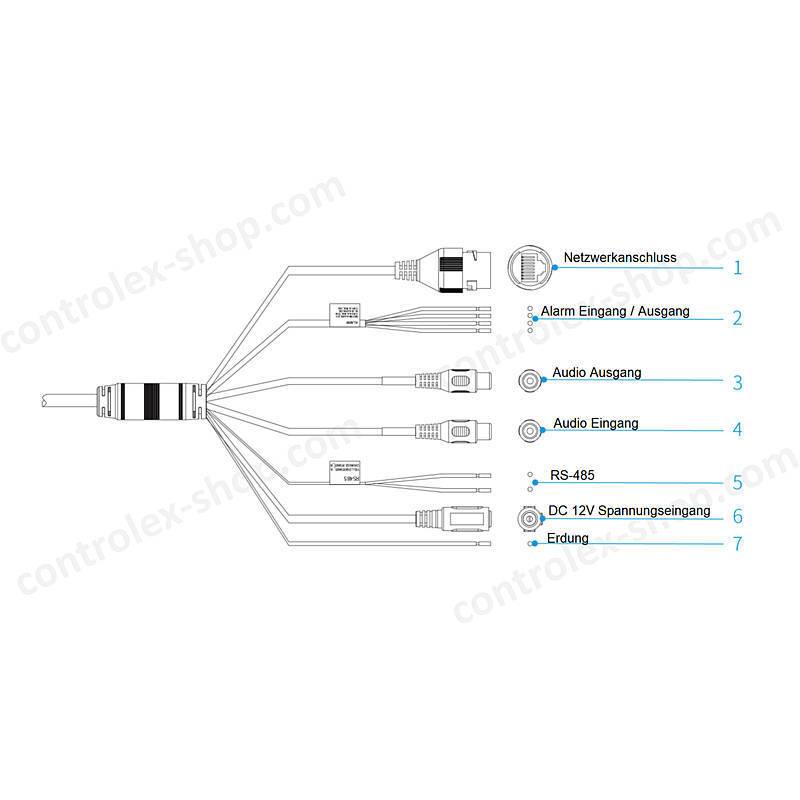 Dahua TPC-DF1241P-D2F2 IP-Thermal Kamera 4MPx T/N, 4 MegapixelThermal Kamera | Blickwinkel:94° (Objektiv-Brennweite 2,0