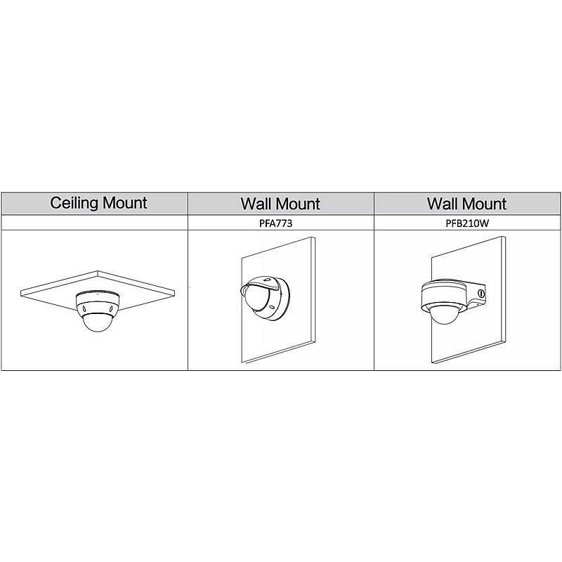 Dahua IPC-HDBW5842H-ZHE IP-Kamera 4K T/N IR PoE, 4K Ultra HDDome Kamera | Blickwinkel:114° - 47° (Objektiv-Brennweite 2