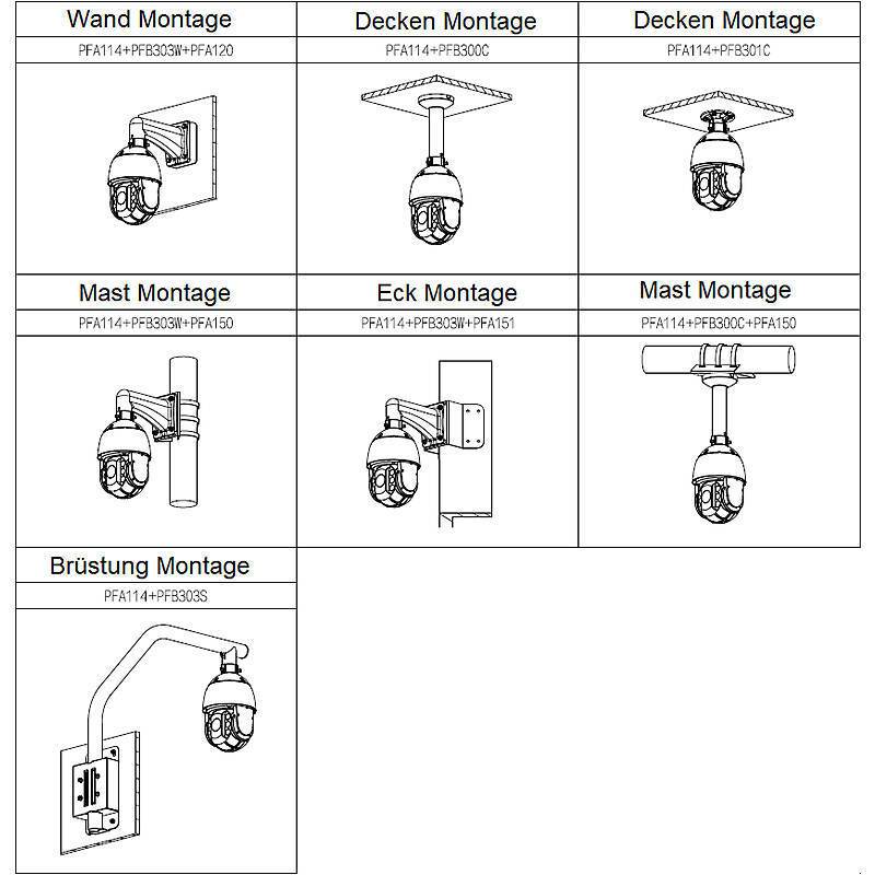 Dahua SD6C3432XB-HNR-AGQ-PV IP-Kamera 4MP T/N IR, 4 MegapixelPTZ Kamera | Blickwinkel:31,9° - 1,3° (Objektiv-Brennweite