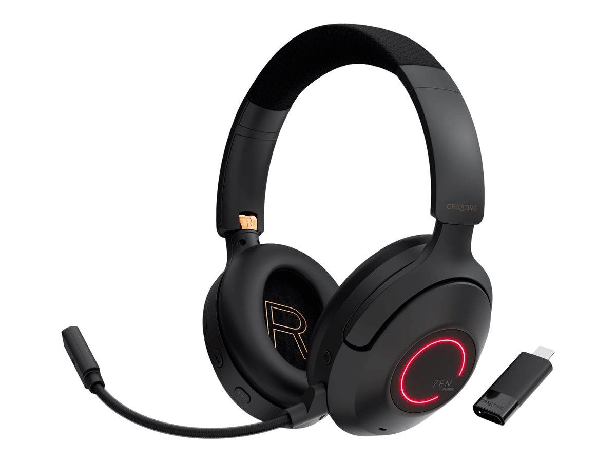 Creative Headset Zen Hybrid SXFI Over-Ear,Bluetooth5.3,schw.