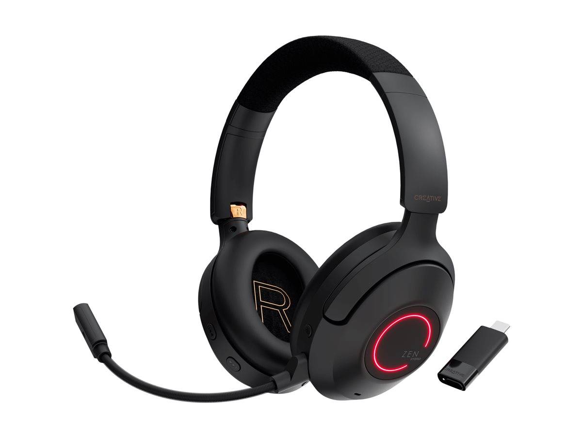 Creative Headset Zen Hybrid SXFI Over-Ear,Bluetooth5.3,schw.