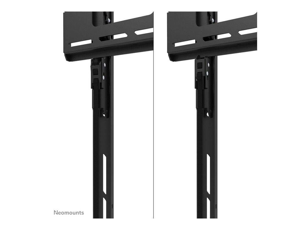 Neomounts LEVEL-750 - Befestigungskit - für TV - schwerlast - verriegelbar - Stahl - Schwarz - Bildschirmgröße: 127-249 cm (50"-98")