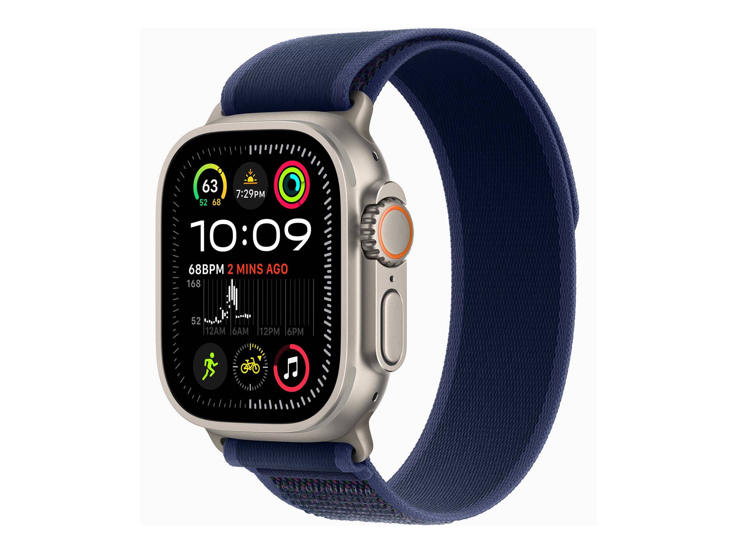 Apple Watch Ultra 2 Titanium Cellular 49mm natur (Trail Loop blau) M/L