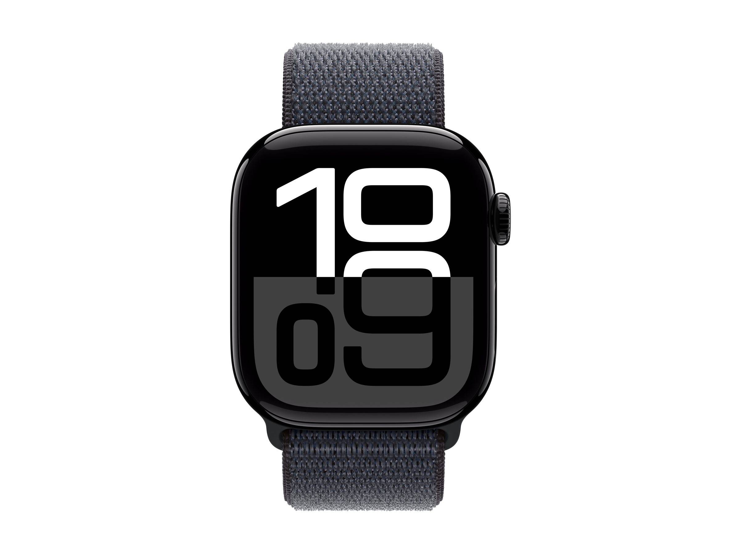 APPLE Watch Series 10 GPS + Cellular 42mm Jet Black Aluminium Case with Ink Sport Loop