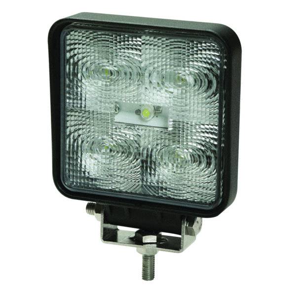 LED Arbeitsscheinwerfer 5 x 3W LEDs 10-30V, schwarz, Vision Alert