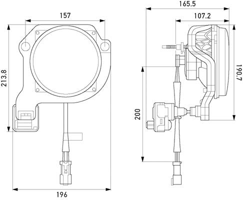 HELLA 1A3 997 262-037 Hauptscheinwerfer M133