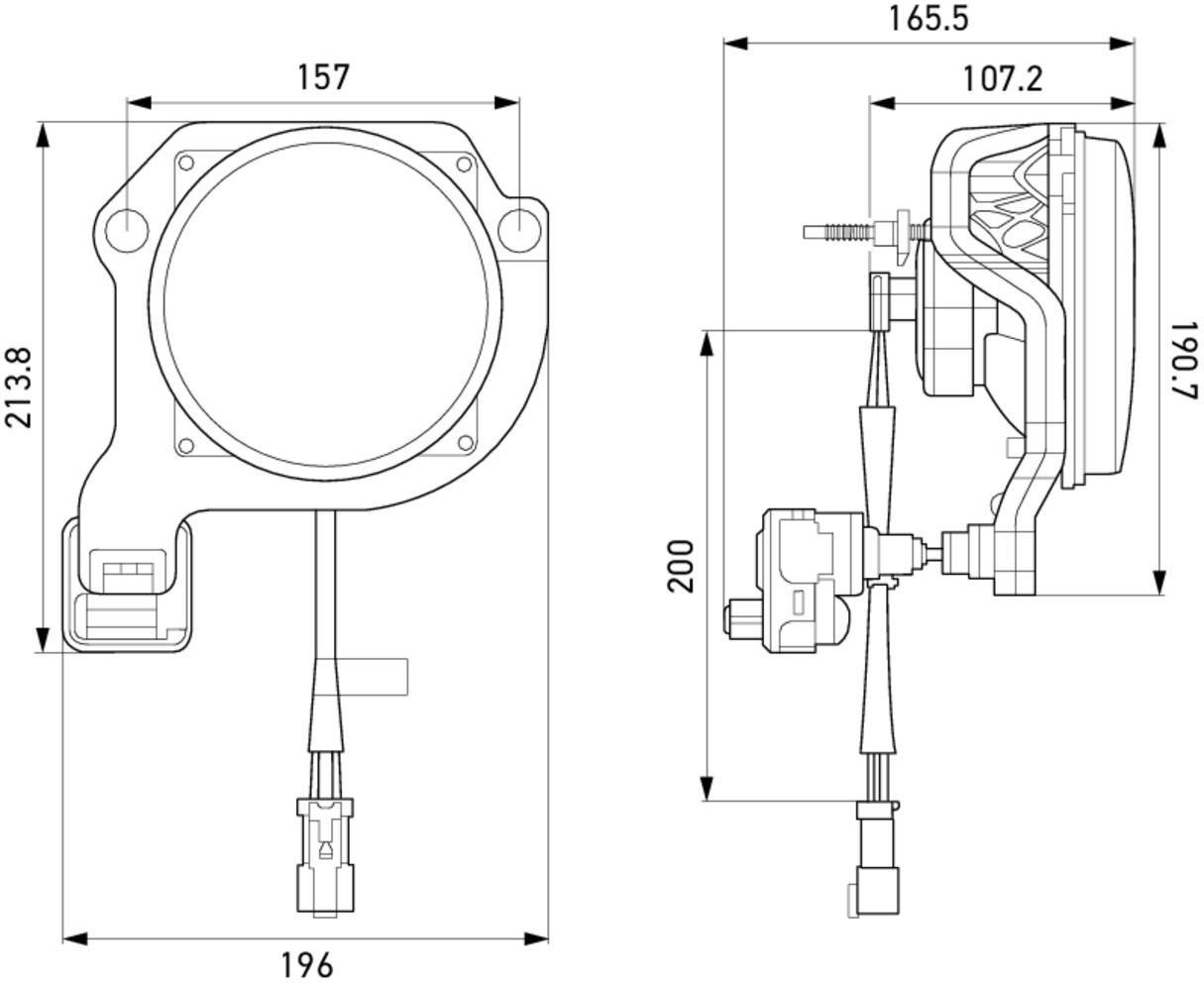 HELLA 1A3 997 262-037 Hauptscheinwerfer M133