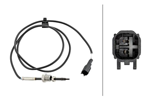 HELLA 6PT 358 181-781 Sensor, Abgastemperatur