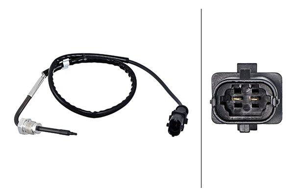 HELLA 6PT 358 181-861 Sensor, Abgastemperatur