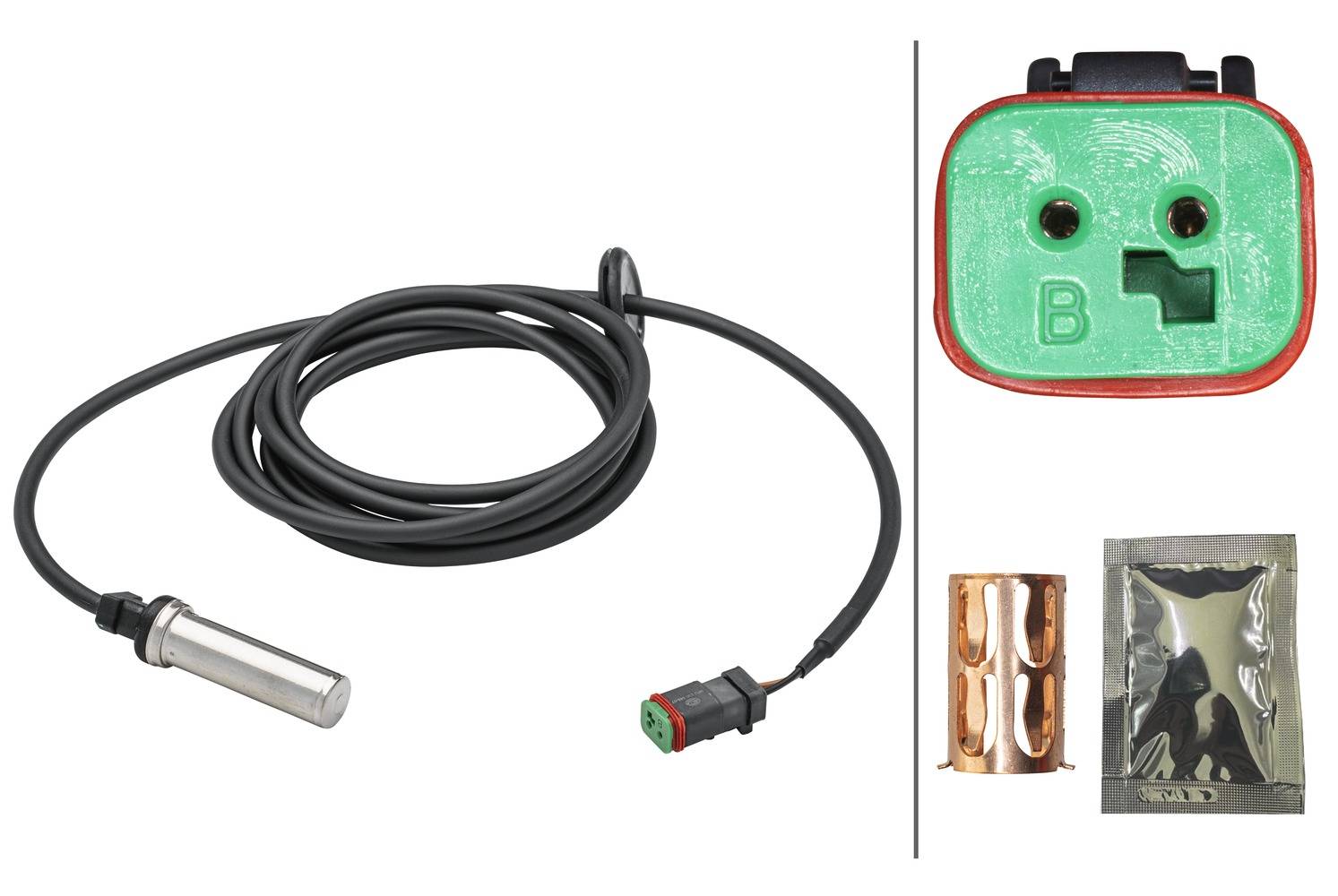 HELLA 6PU 230 048-071 Sensor, Raddrehzahl