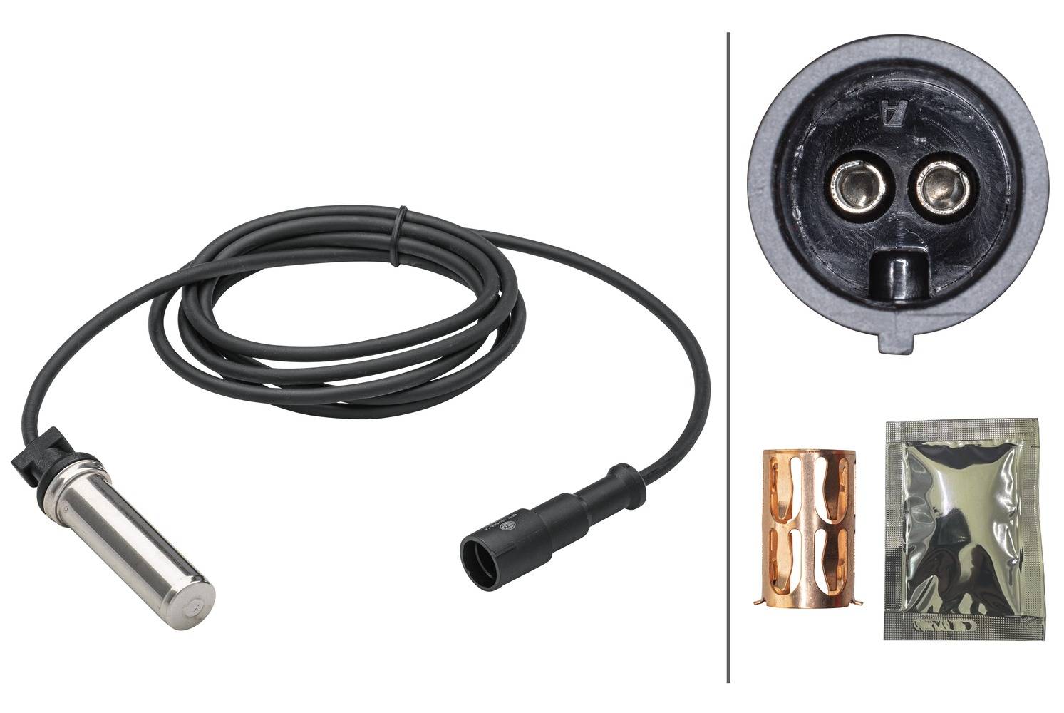 HELLA 6PU 230 048-141 Sensor, Raddrehzahl