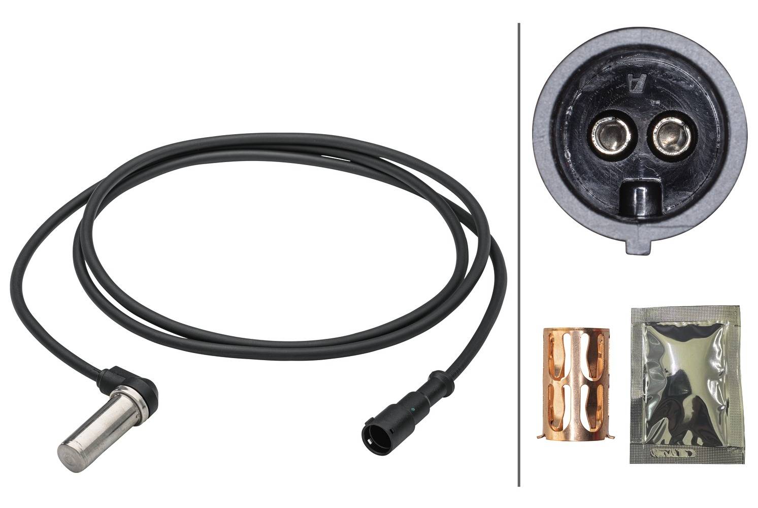 HELLA 6PU 230 048-151 Sensor, Raddrehzahl