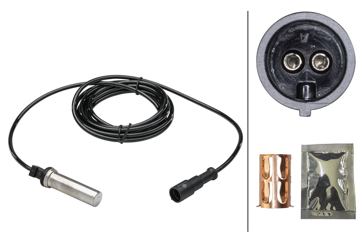 HELLA 6PU 230 048-281 Sensor, Raddrehzahl