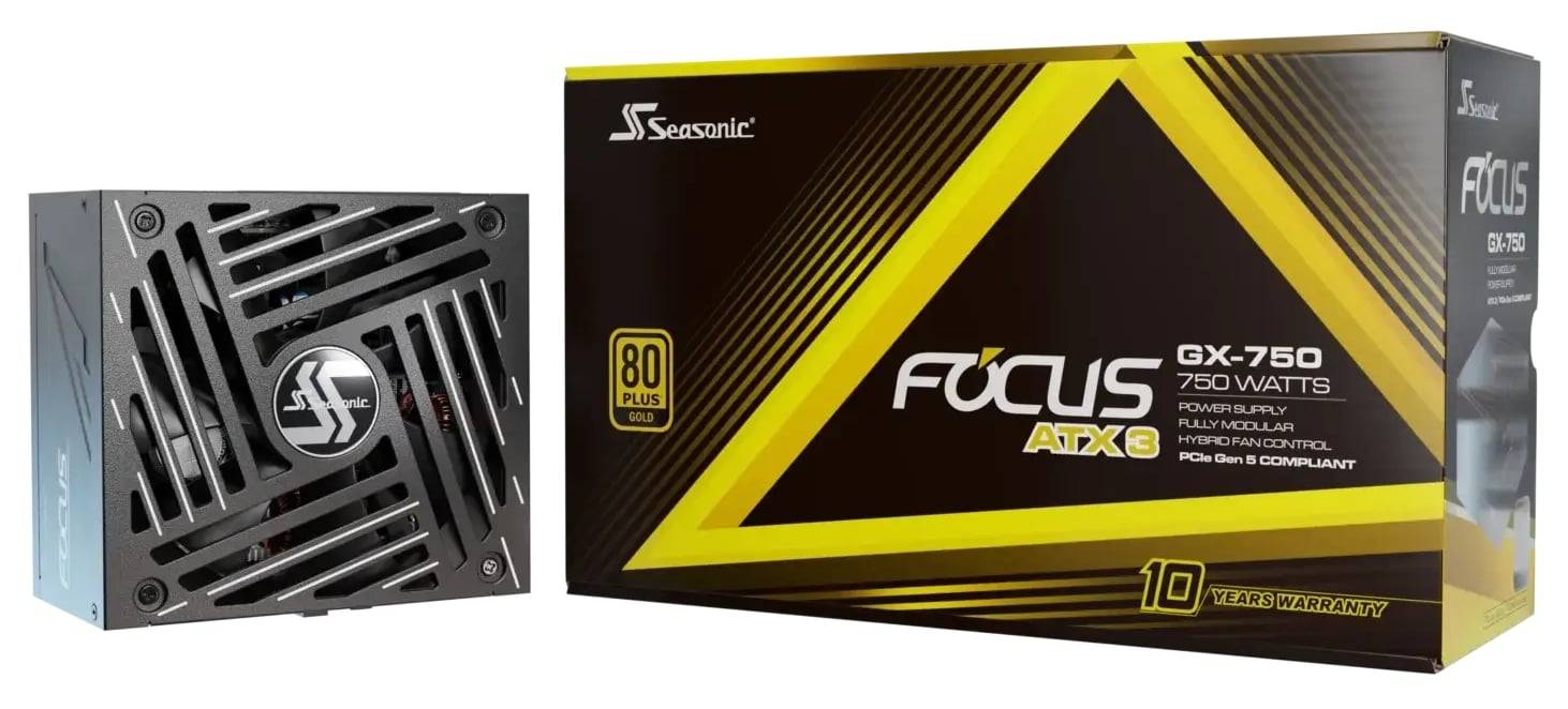 Seasonic Netzteil 750W FOCUS-GX-750 ATX3 Modular (Gold)