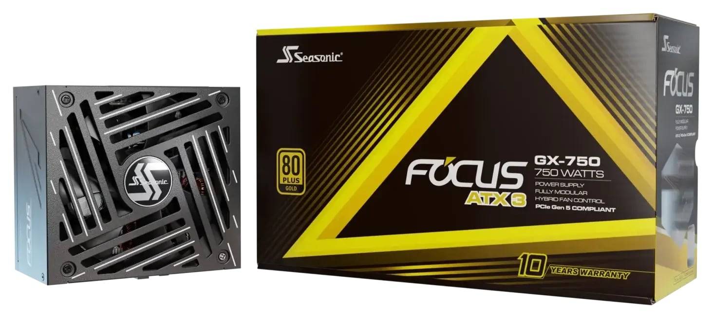 Seasonic Netzteil 750W FOCUS-GX-750 ATX3 Modular (Gold)