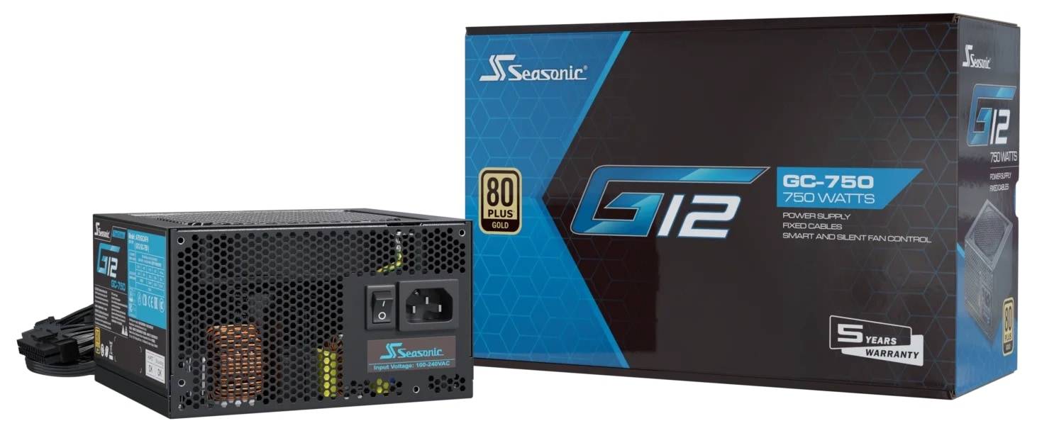 Seasonic Netzteil 750W G12 GC-750 (80+Gold)