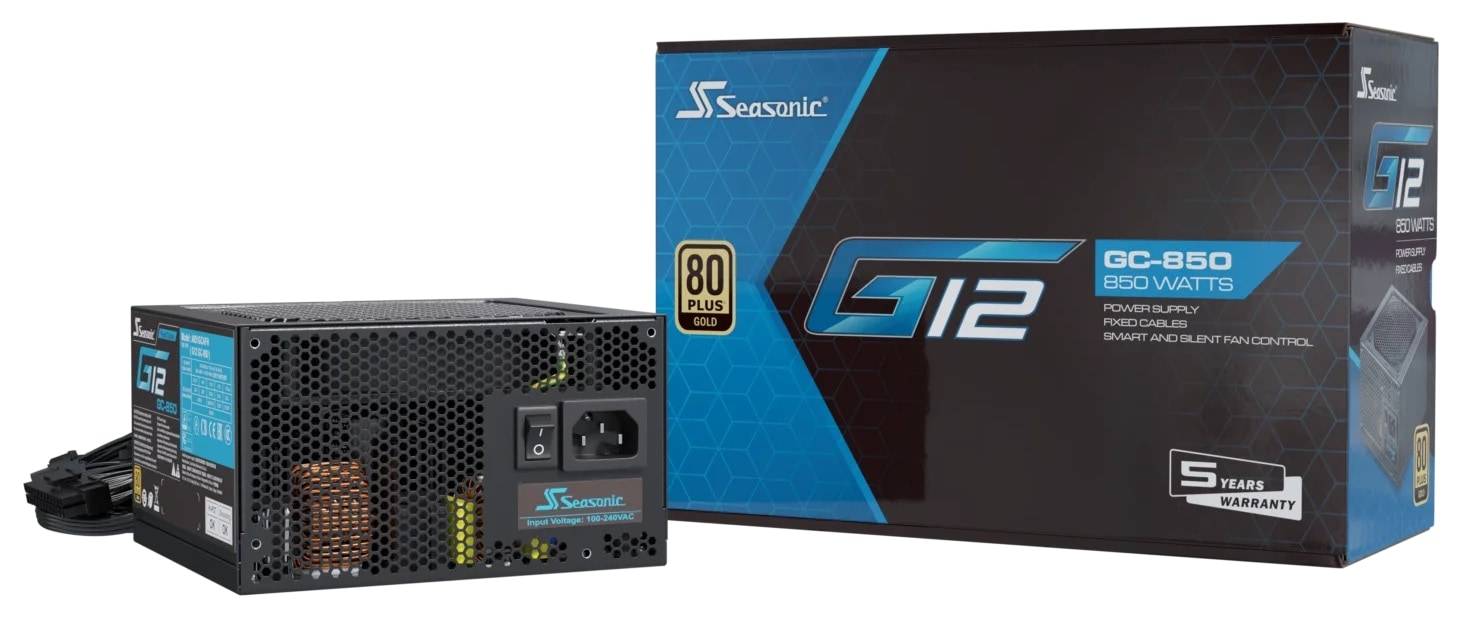 Seasonic Netzteil 850W G12 GC-850 (80+Gold)