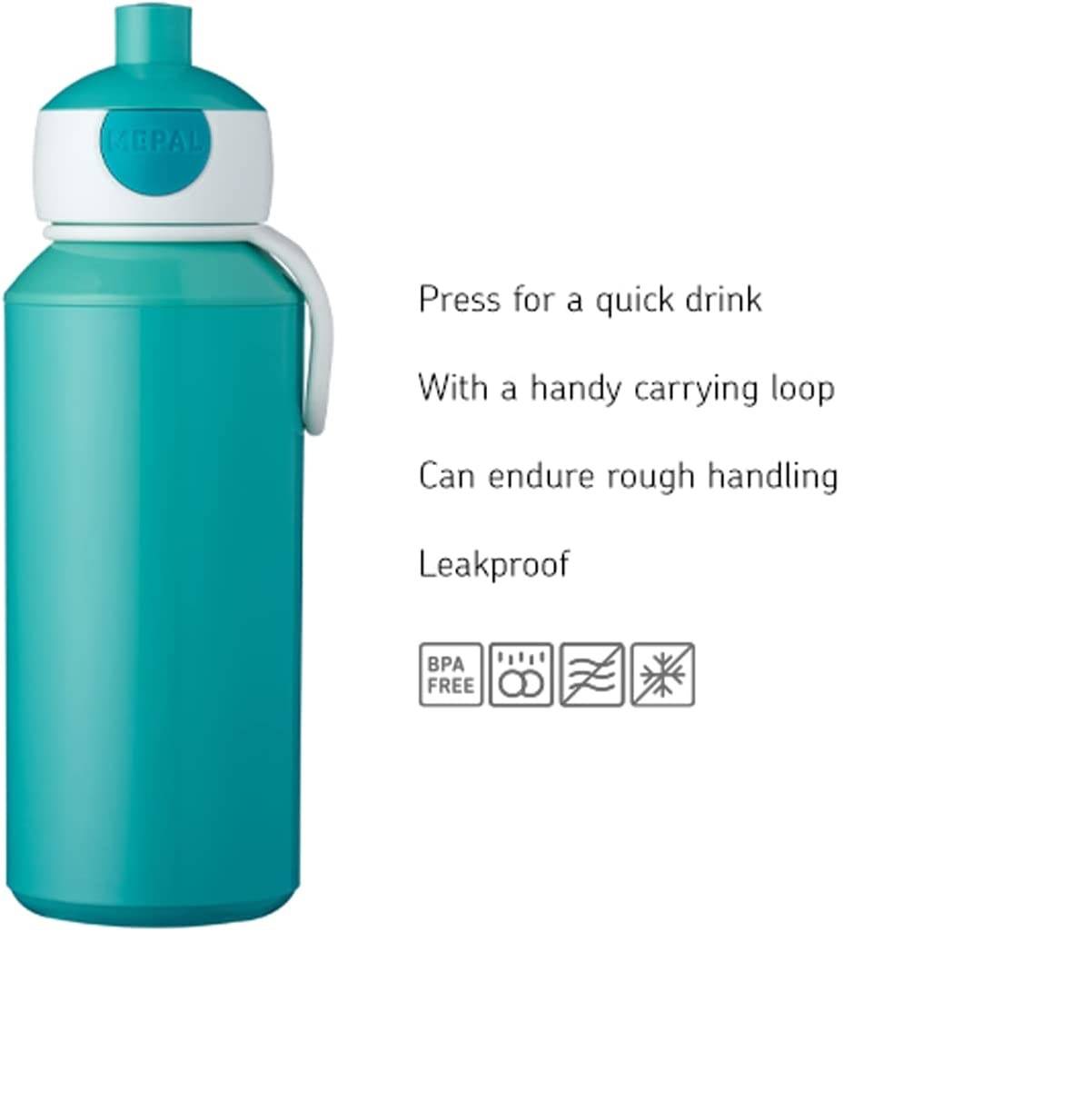 Mepal | Campus Pausenset | Trinkflasche & Brotdose mit Bento | ideal für Schule & Freizeit | spülmaschinenfest | Frozen II Design