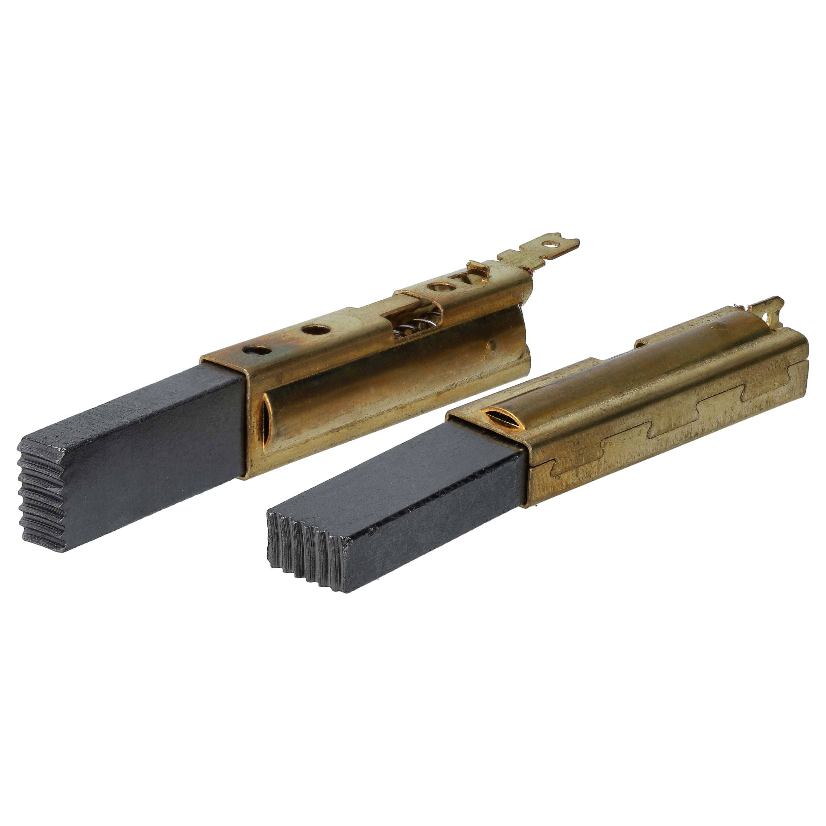 vhbw 2x Kohlebürste kompatibel mit Nilfisk Alto Attix 350-0H, 350-01, 360-0H, 360-11, 360-21 Industriestaubsauger, Saugbohner