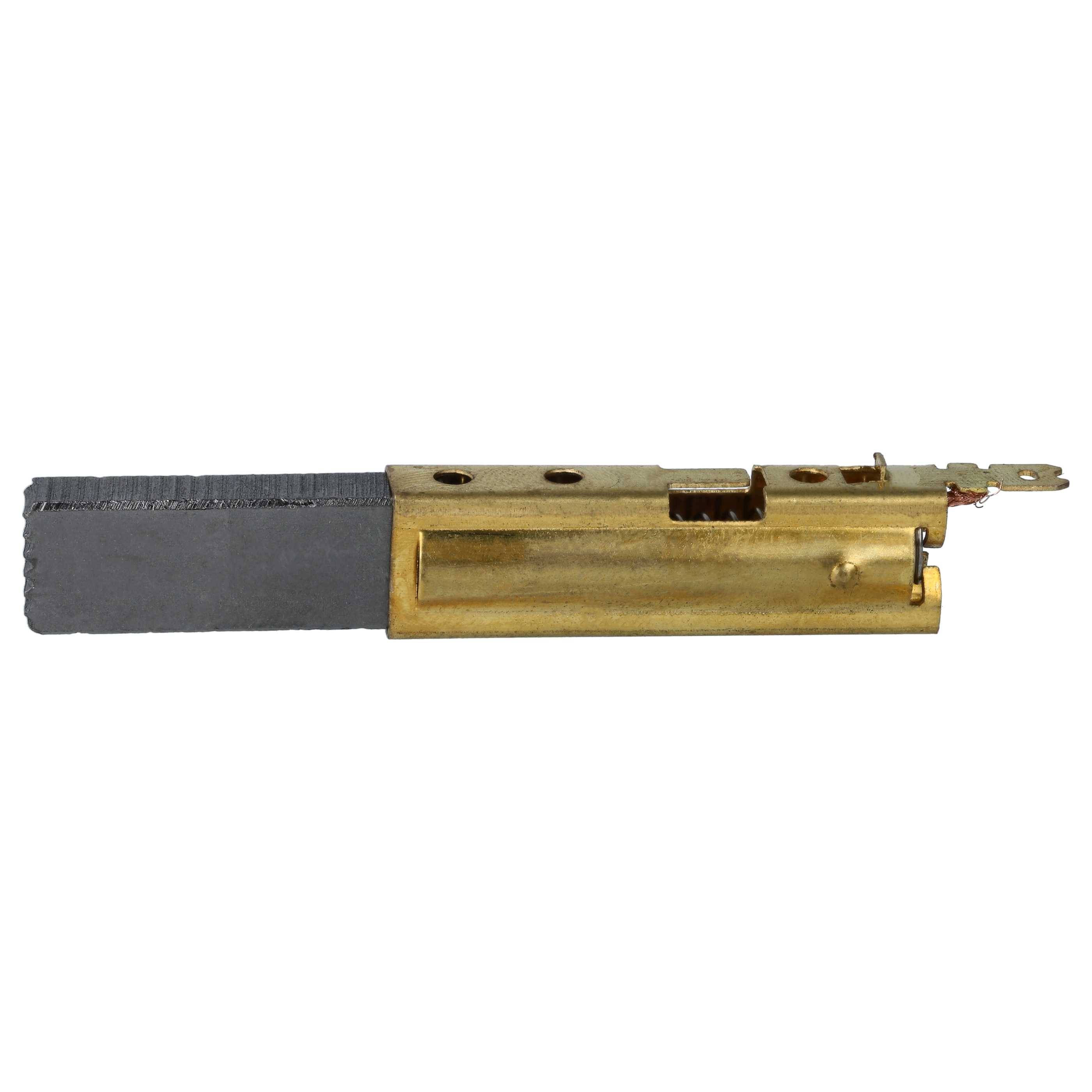 vhbw 2x Kohlebürste kompatibel mit Nilfisk Alto Attix 350-0H, 350-01, 360-0H, 360-11, 360-21 Industriestaubsauger, Saugbohner