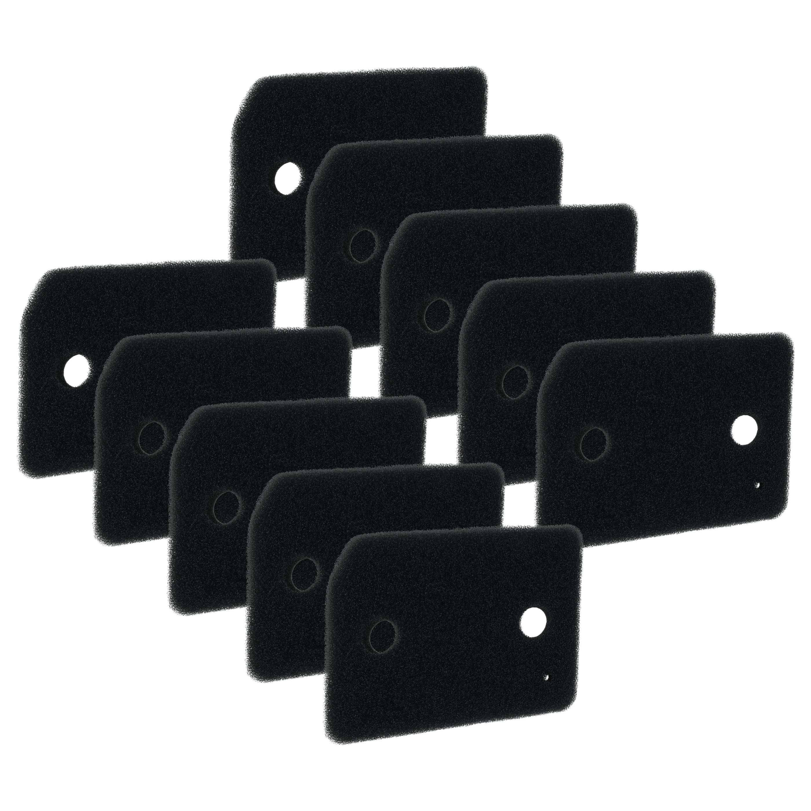 vhbw 10x Sockelfilter kompatibel mit Miele TCE635WP, TCE630WP, TCF600-30, TCE730WP, TCE635WP T1Bestfriend, TCE636WP Wäschetrockner
