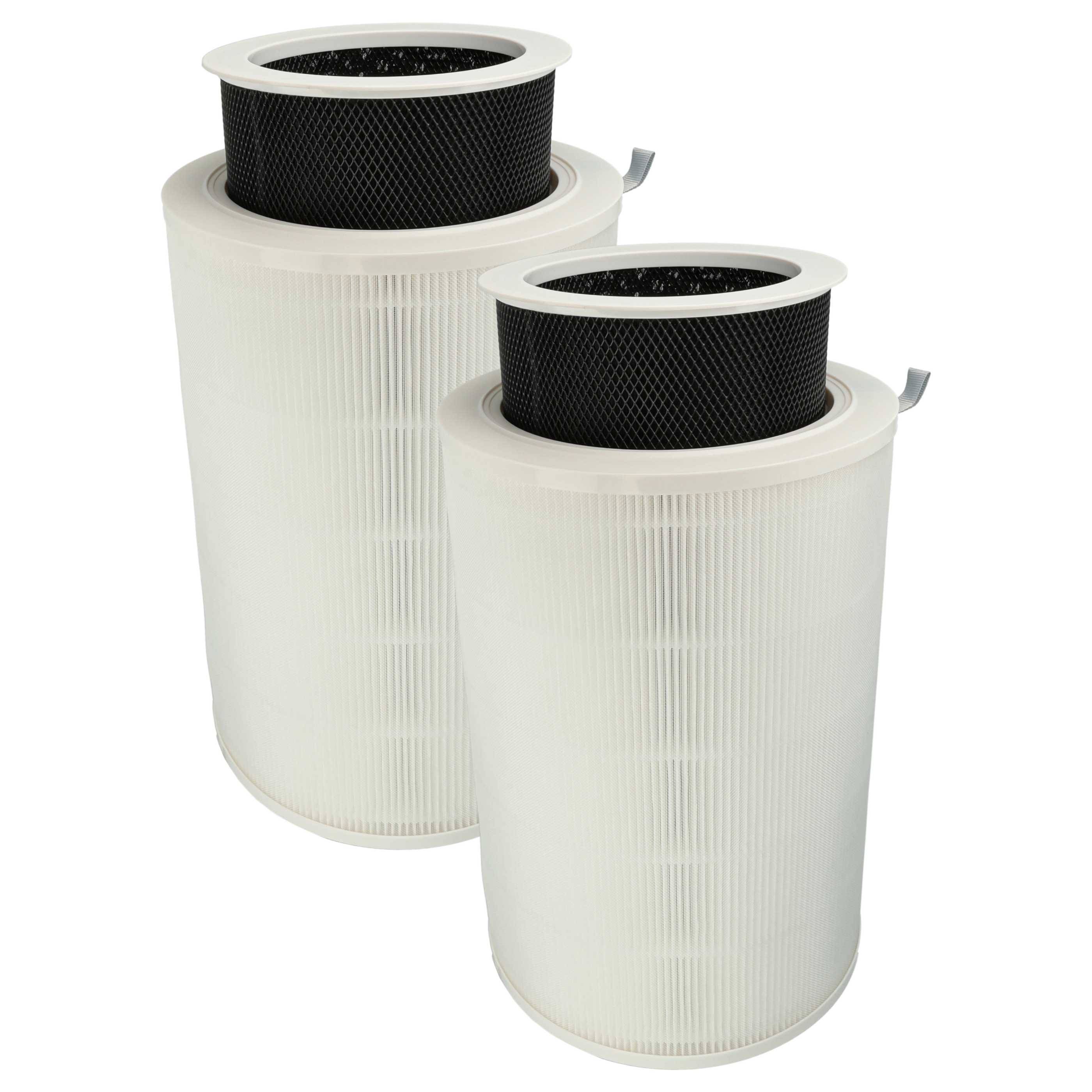 vhbw 2x Luftilter kompatibel mit Trebs 49101, 49100 Luftreiniger - Kombifilter Vorfilter + HEPA + Aktivkohle